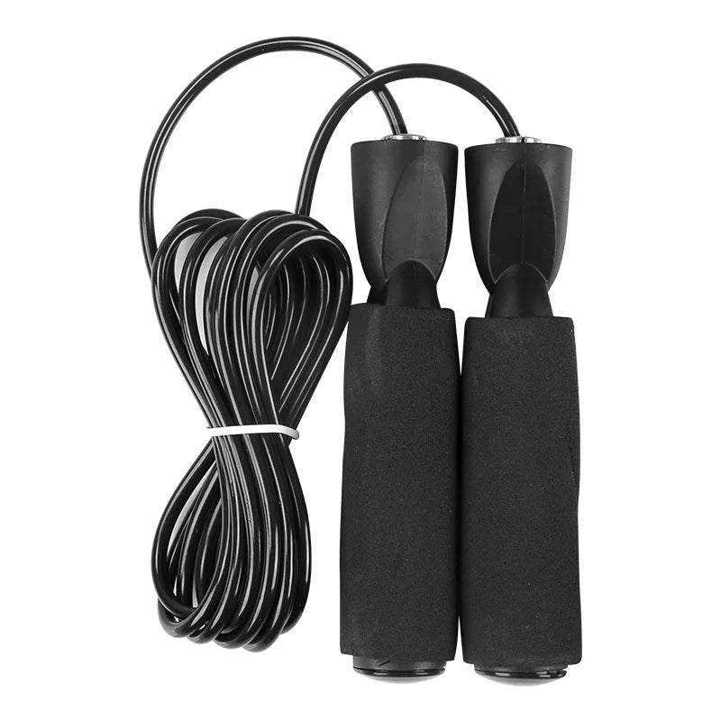 Lightweight Tangle-free Adjustable Skipping Speed Durable Jump Rope Bearing Skip Rope with Foam Handle for Sport, Fitness Unisex