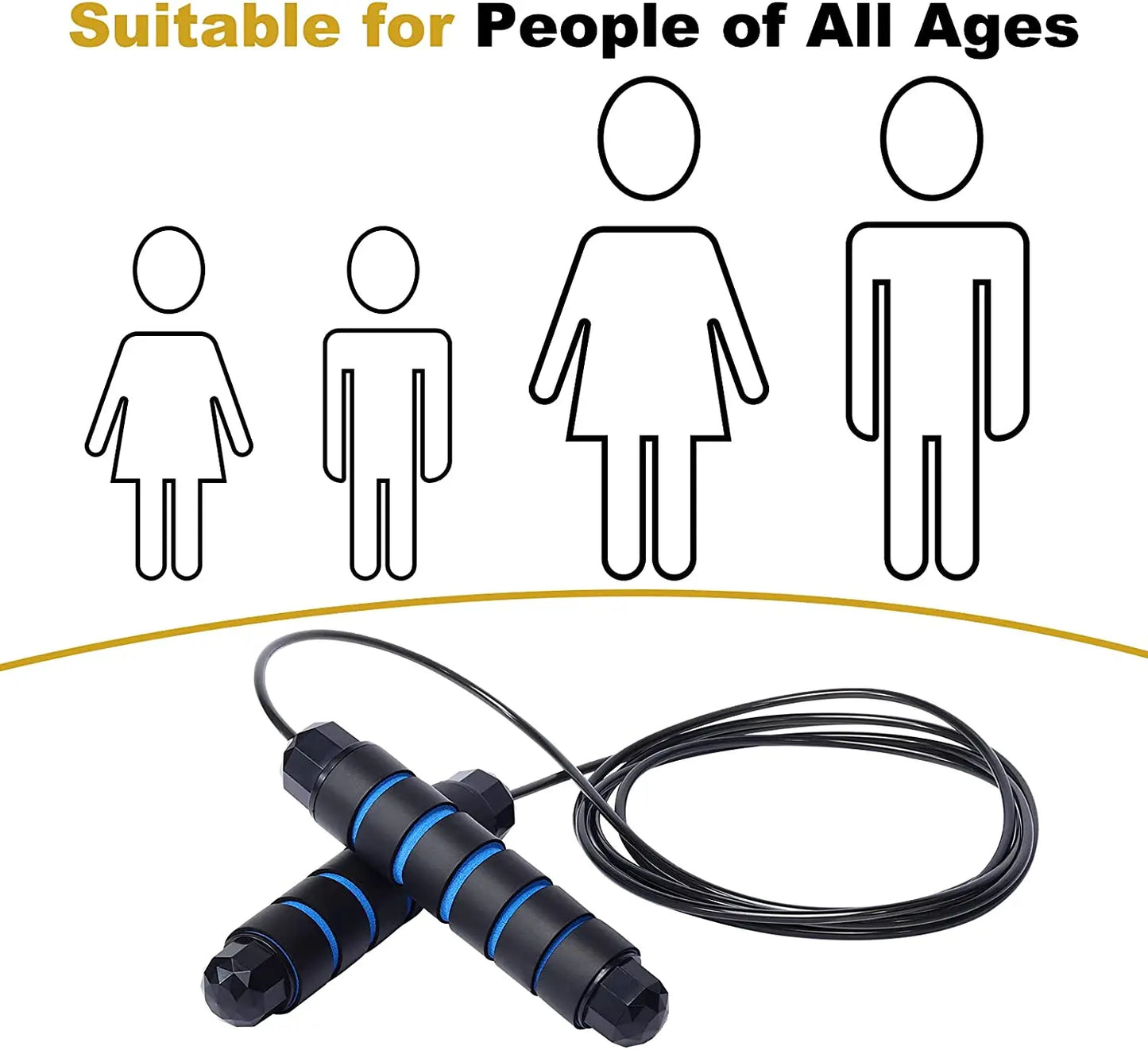 Factory Price Custom Steel Wire Foam Handle Black High Quality Speed Skipping Heavy Pvc Weighted Jump Ropes