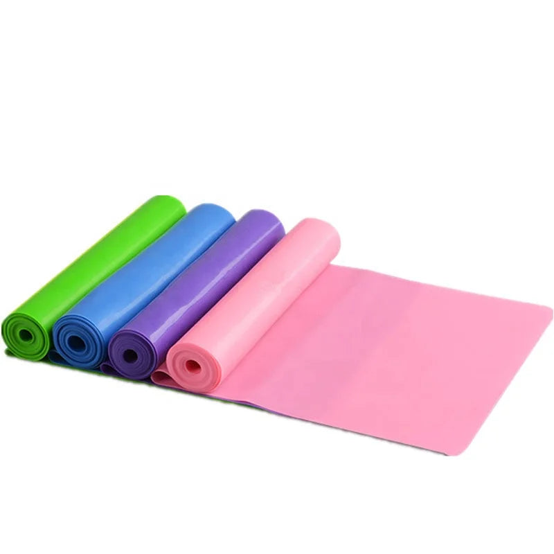 Elastic Stretching Yoga Bands Resistance Fitness Exercise Band Sets Gym Home Workout Body Building 1500mm