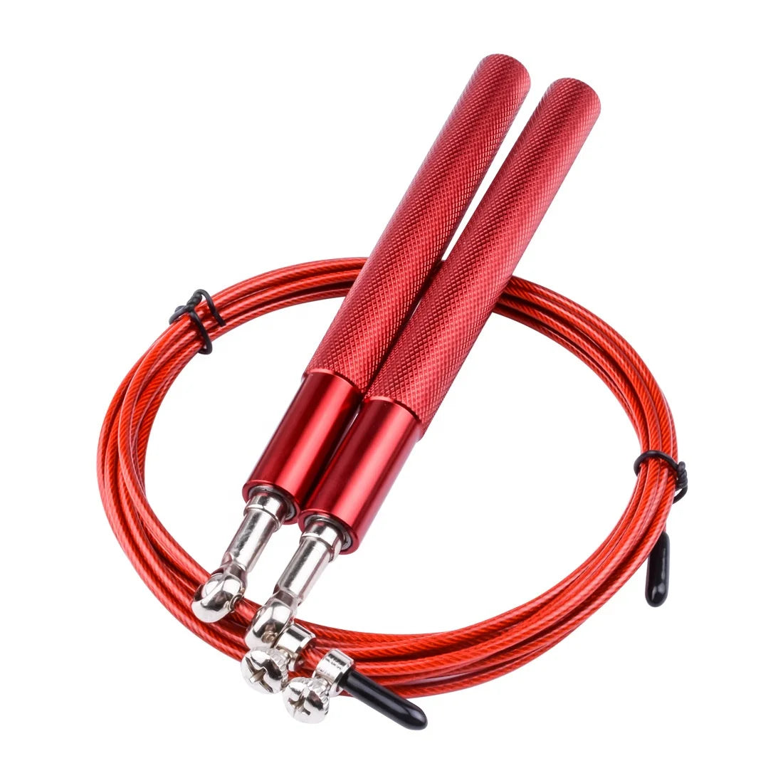 Speed Jump Rope Bearing Skipping Rope Fitness Training Weight Rope Adjustable Steel Wire Aluminum Alloy Handle Sport Exercise