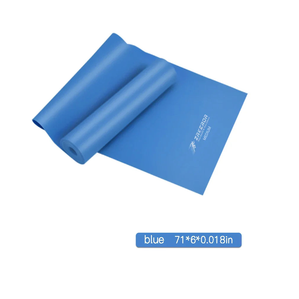 Zakerda Custom Logo Gym Resistance Bands Set Latex Yoga Strips Training Home Workout Body Building Fitness Exercise Stretching