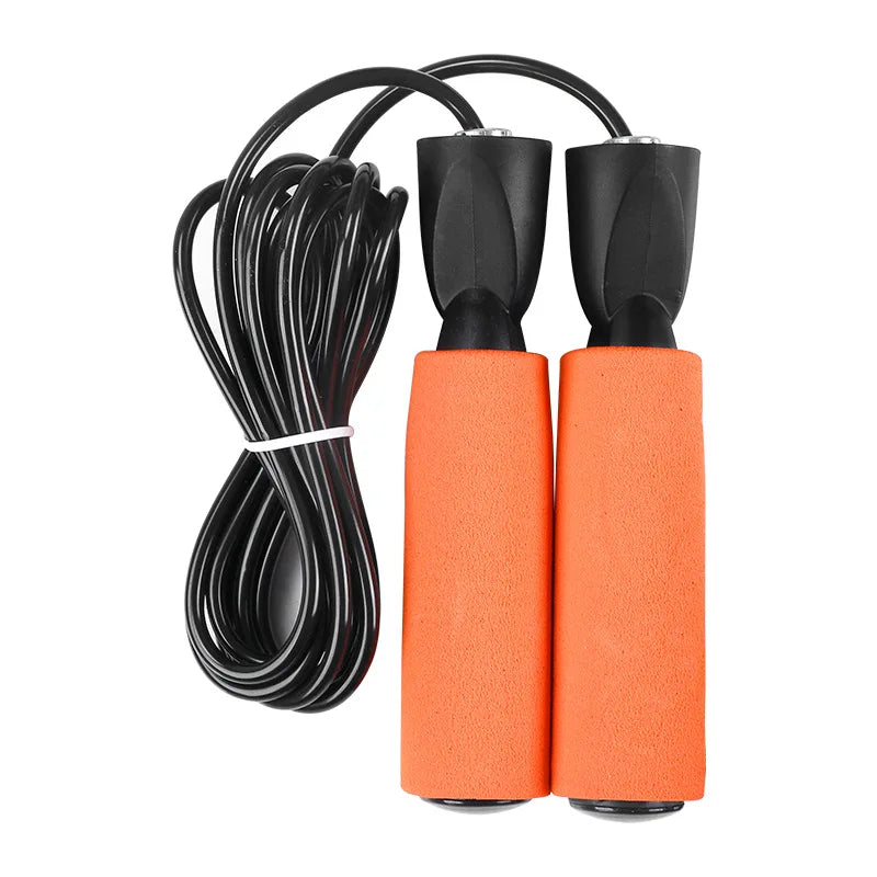 Lightweight Tangle-free Adjustable Skipping Speed Durable Jump Rope Bearing Skip Rope with Foam Handle for Sport, Fitness Unisex