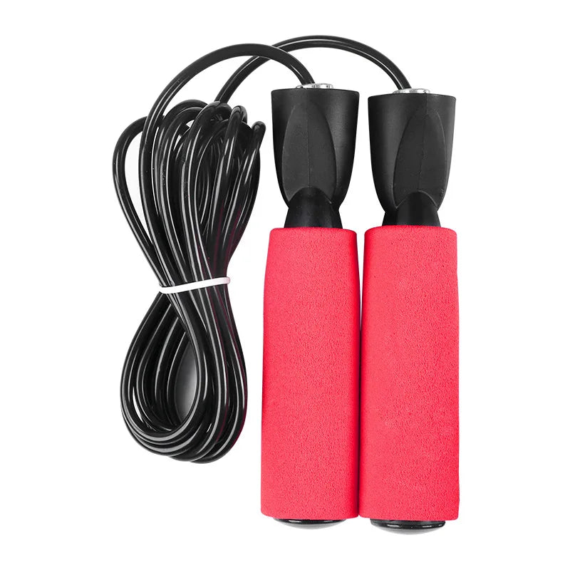 Lightweight Tangle-free Adjustable Skipping Speed Durable Jump Rope Bearing Skip Rope with Foam Handle for Sport, Fitness Unisex
