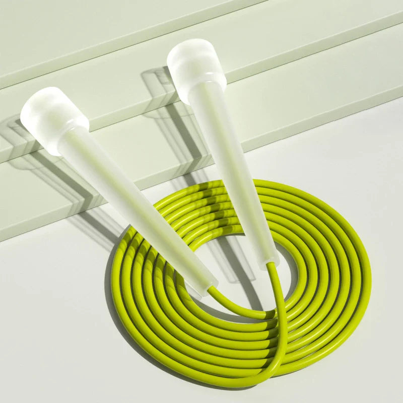 Lightweight Adjustable Speed Jump Rope Tangle-Free PVC Gym Training Workout Fitness Skip Rope Jumping for Kids,students
