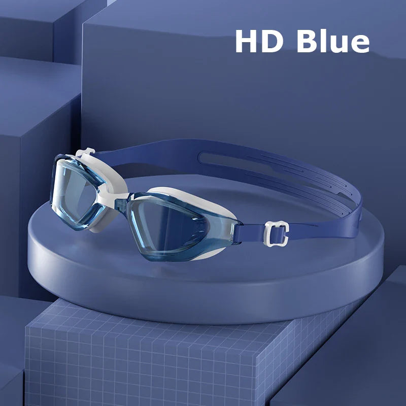 Anti Fog UV Custom Logo Competition Swim Glasses for Adult High Definition Men Woman Swimming Goggles Waterproof
