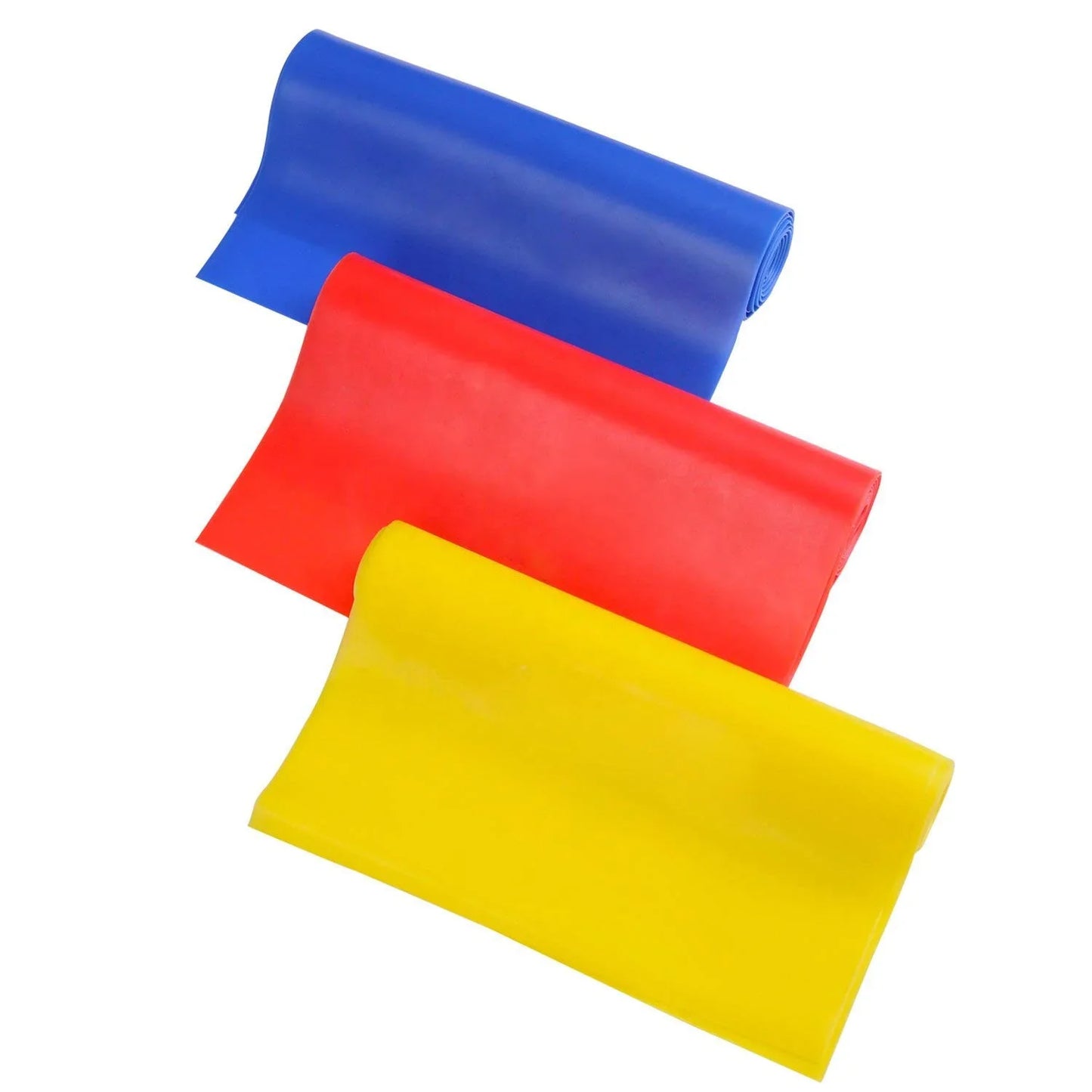 Elastic Stretching Yoga Therabands Workout Home Gym Exercise Bands Fitness Resistance Bands Training Physical Therapy Custom Log
