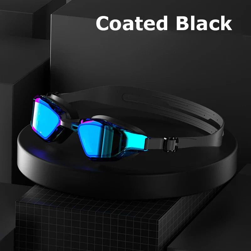Anti Fog UV Custom Logo Competition Swim Glasses for Adult High Definition Men Woman Swimming Goggles Waterproof