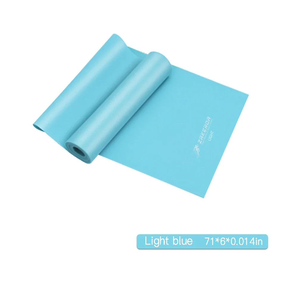 Zakerda Custom Logo Gym Resistance Bands Set Latex Yoga Strips Training Home Workout Body Building Fitness Exercise Stretching