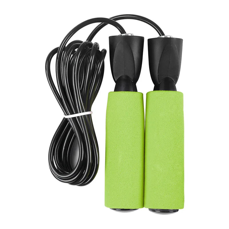Lightweight Tangle-free Adjustable Skipping Speed Durable Jump Rope Bearing Skip Rope with Foam Handle for Sport, Fitness Unisex