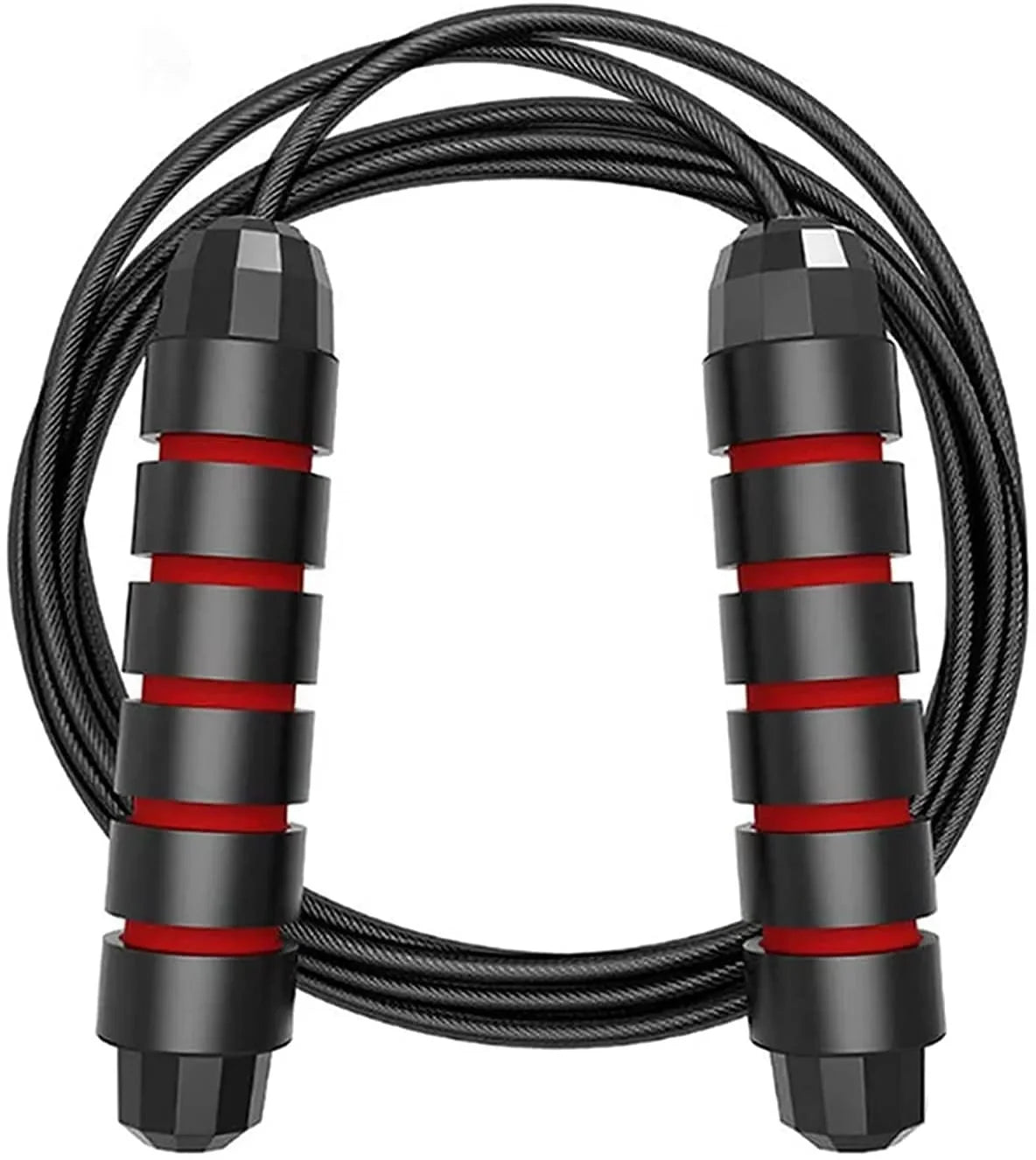 Factory Price Custom Steel Wire Foam Handle Black High Quality Speed Skipping Heavy Pvc Weighted Jump Ropes