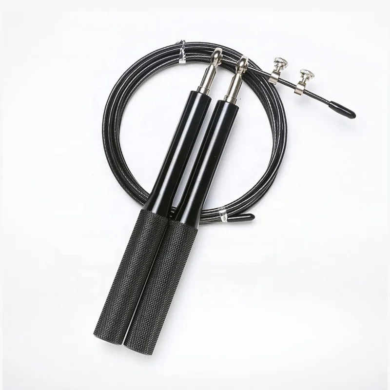Speed Skipping Jump Rope  Fitness Aerobic Training Weight Rope Adjustable Steel Wire Aluminum Alloy Handle Sport Exercise