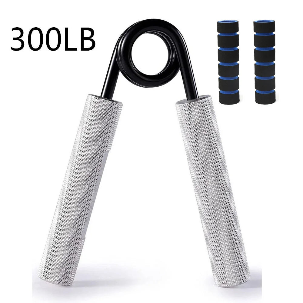 Aluminum Alloy Hand Grip Strength Trainer Exercise Workout Gym Fitness Squeezer Gripper Strengthener Training 50-300 LBS