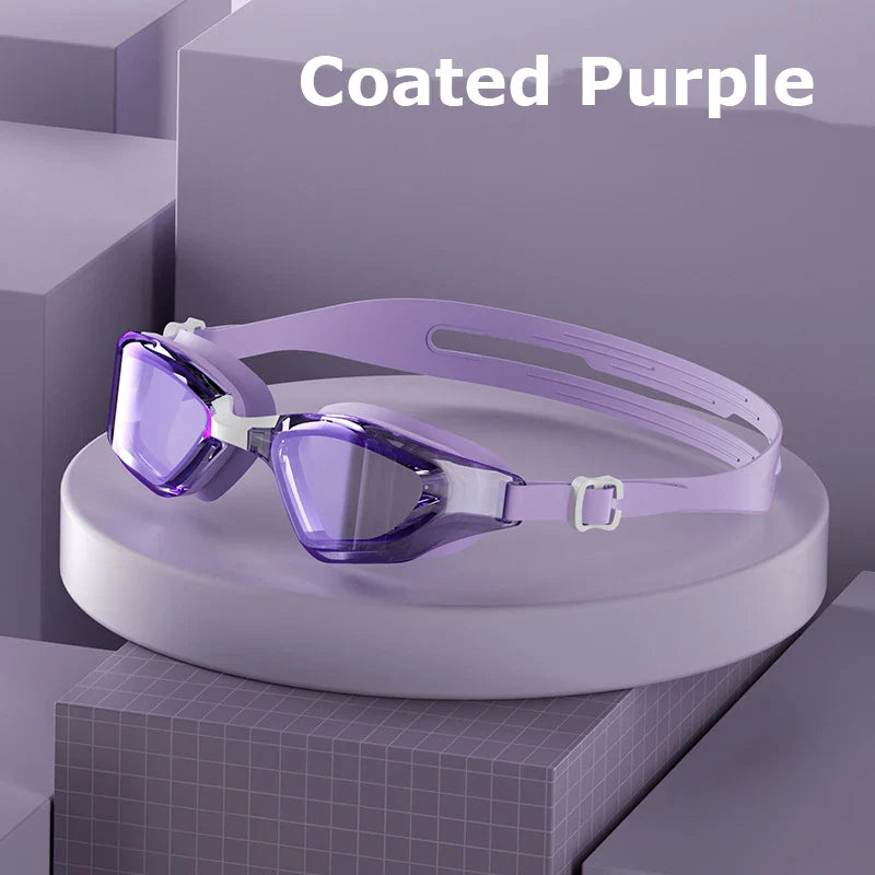 Anti Fog UV Custom Logo Competition Swim Glasses for Adult High Definition Men Woman Swimming Goggles Waterproof