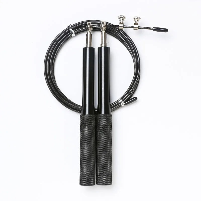 Speed Skipping Jump Rope  Fitness Aerobic Training Weight Rope Adjustable Steel Wire Aluminum Alloy Handle Sport Exercise