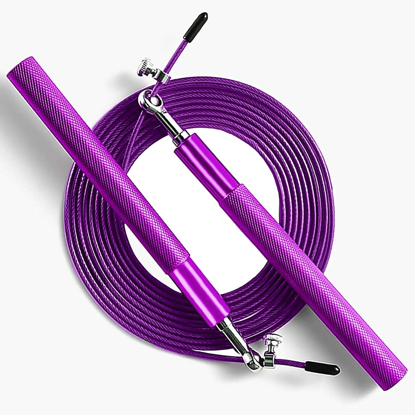 Speed Jump Rope  Bearing Skipping Rope Fitness Training Weight Rope Adjustable Steel Wire Aluminum Alloy Handle Sport Exercise
