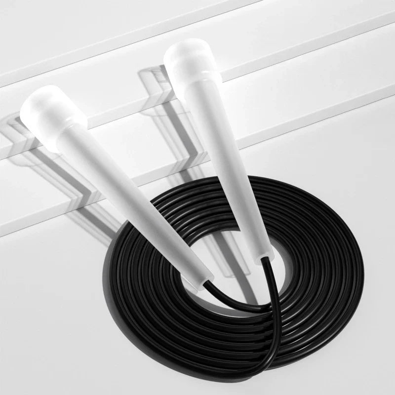 Lightweight Adjustable Speed Jump Rope Tangle-Free PVC Gym Training Workout Fitness Skip Rope Jumping for Kids,students