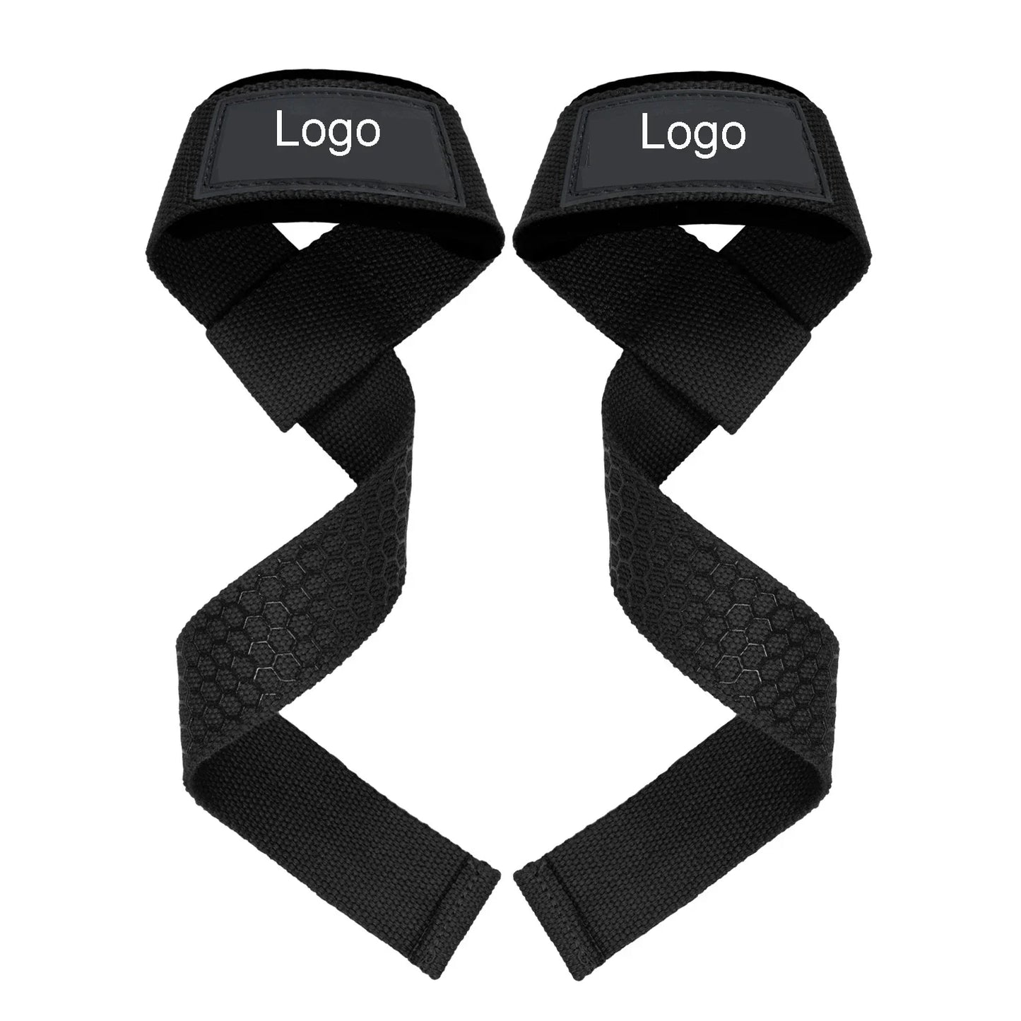 Custom Logo Padded Neoprene Weight Lifting Straps,Gym Workout Fitness Pull up Wrist Straps for  Powerlifting, Strength Training