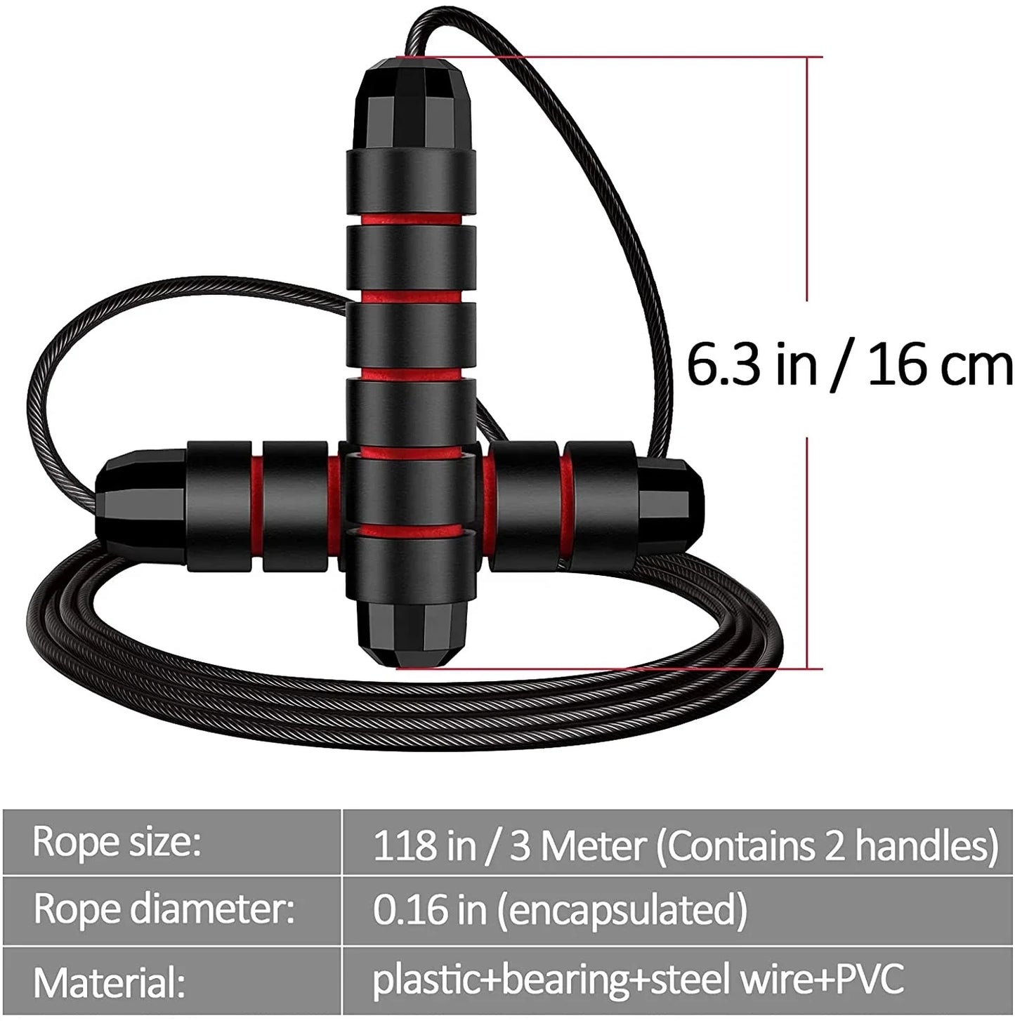 Wire Fitness Exercise Jump Rope Speed Skipping Ropes Wholesale Professional Adjustable Steel for Kids Adults Guangdong Unisex