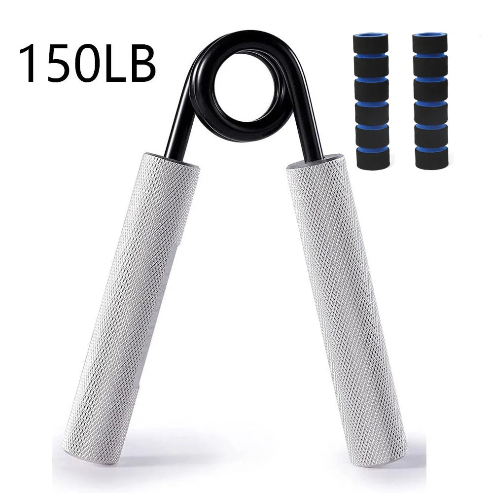 Aluminum Alloy Hand Grip Strength Trainer Exercise Workout Gym Fitness Squeezer Gripper Strengthener Training 50-300 LBS