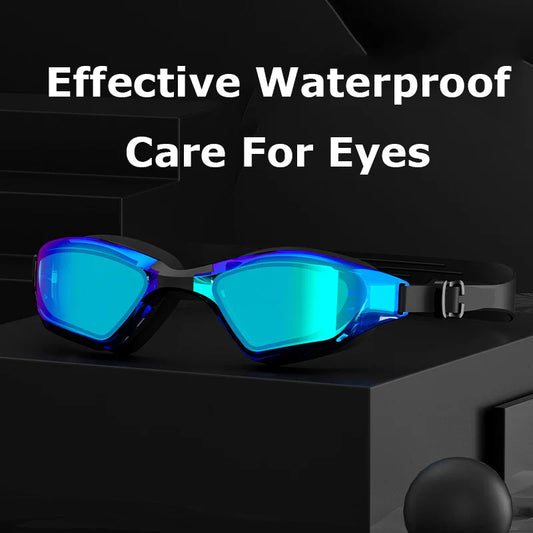 Anti Fog UV Custom Logo Competition Swim Glasses for Adult High Definition Men Woman Swimming Goggles Waterproof