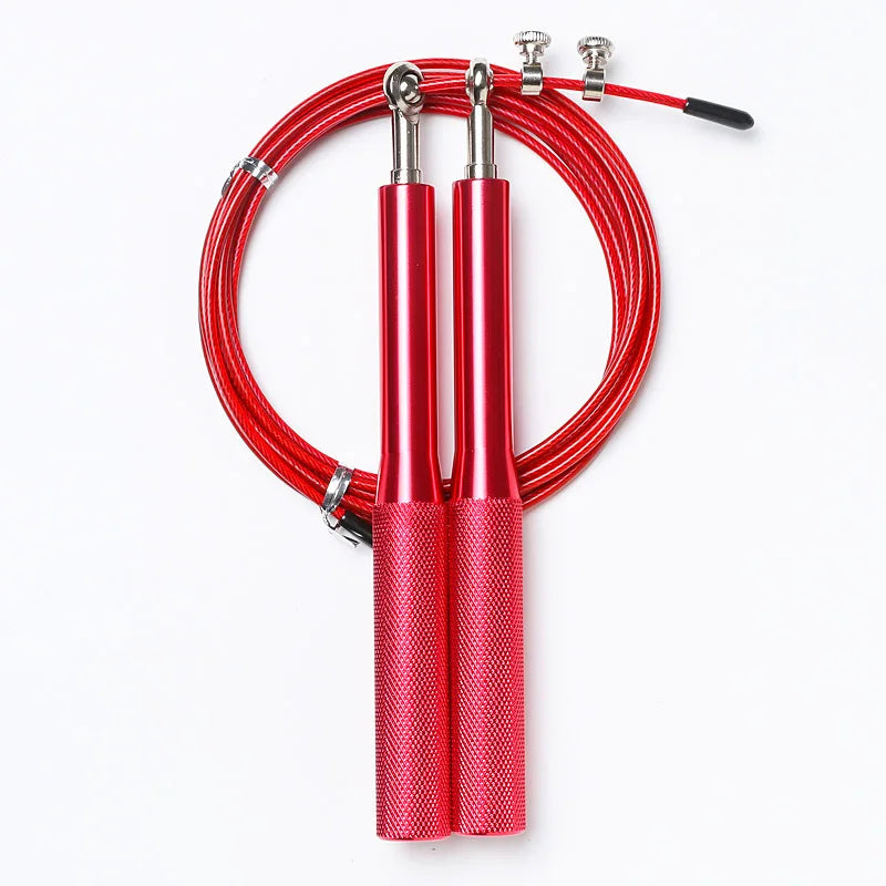 Speed Skipping Jump Rope  Fitness Aerobic Training Weight Rope Adjustable Steel Wire Aluminum Alloy Handle Sport Exercise