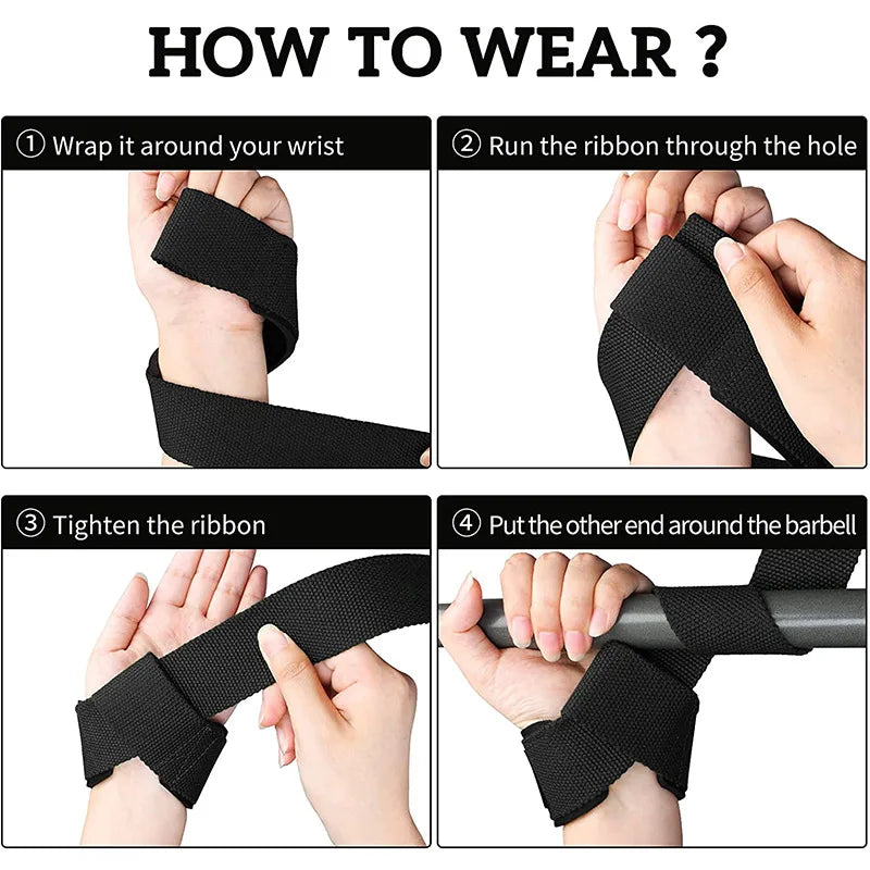Custom Logo Neoprene Padded Weight Lifting Straps,Gym Workout Fitness Pull up Wrist Straps for  Powerlifting, Strength Training