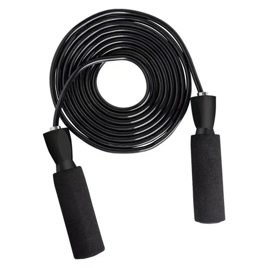 Lightweight Tangle-free Adjustable Skipping Speed Durable Jump Rope Bearing Skip Rope with Foam Handle for Sport, Fitness Unisex