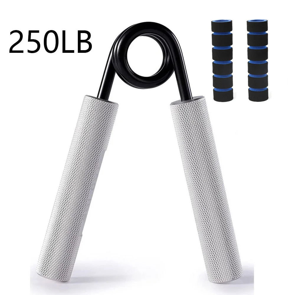 Aluminum Alloy Hand Grip Strength Trainer Exercise Workout Gym Fitness Squeezer Gripper Strengthener Training 50-300 LBS