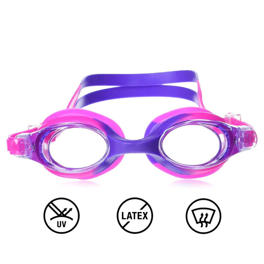 2024 Colorful Swim Anti Fog Unisex Children Swimming Goggles Skoogle Ages 3 to 8 Kids Eye Protection