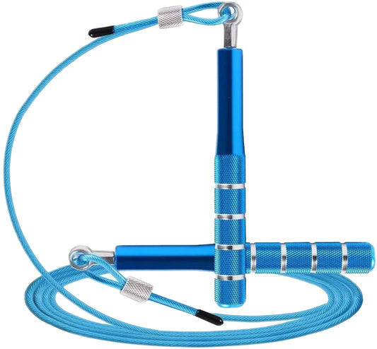 Adjustable Speed Jump Rope Fitness Exercise Training Sports Workout Skipping Rope with Aluminium Alloy Handle 3m for Adults Kids