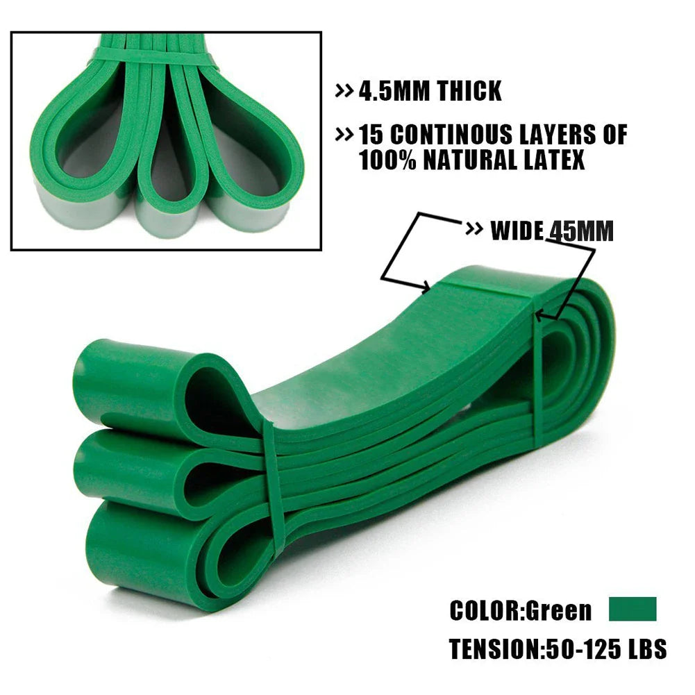 Custom Logo Natural Latex Heavy-Duty FBA Training Pack Fitness Exercise Bands for Pull-Ups Power Resistance Stretching Usage