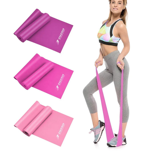 Custom logo Physical Therapy Stretching Yoga Bands Gym Pilates Exercise Resistance Band Elastic Fitness Bands Sets