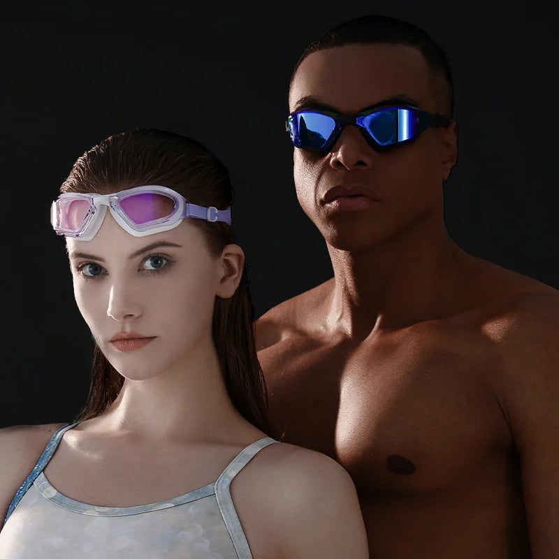 Anti Fog UV Custom Logo Competition Swim Glasses for Adult High Definition Men Woman Swimming Goggles Waterproof