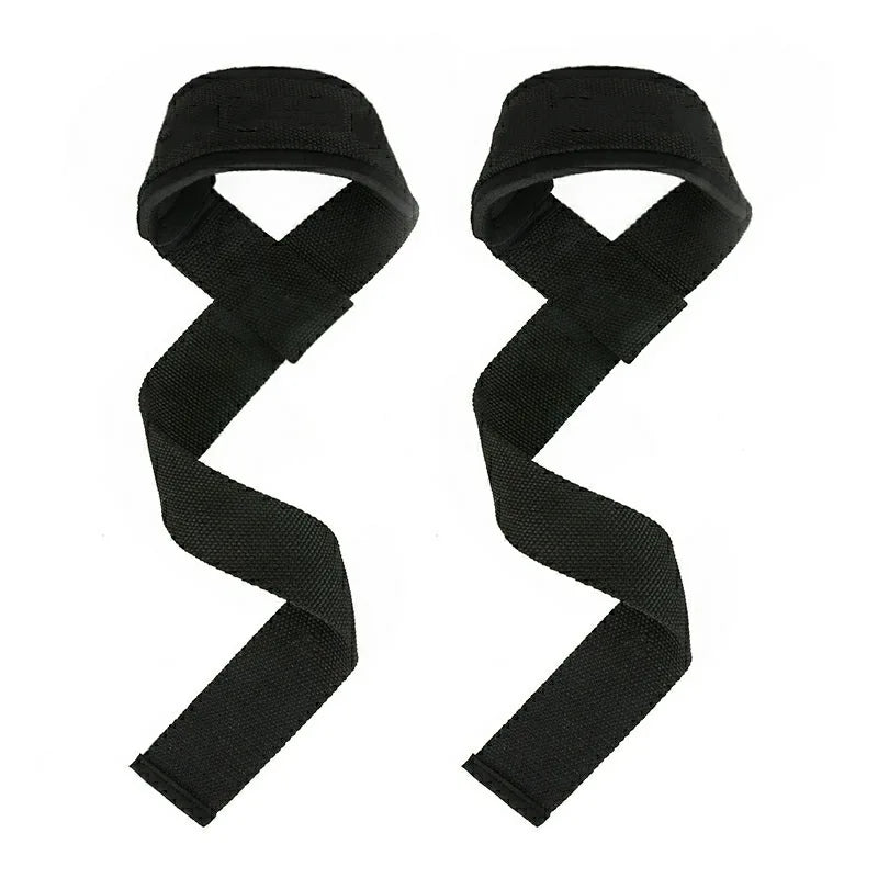 Custom Logo Neoprene Padded Weight Lifting Straps,Gym Workout Fitness Pull up Wrist Straps for  Powerlifting, Strength Training