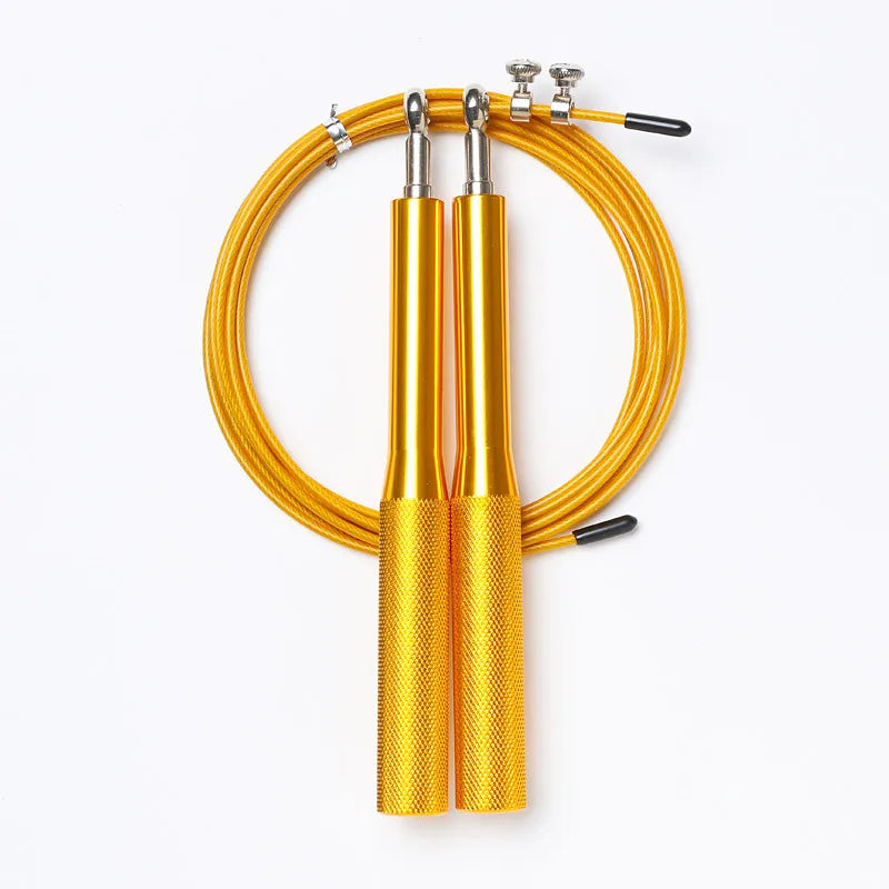 Speed Skipping Jump Rope  Fitness Aerobic Training Weight Rope Adjustable Steel Wire Aluminum Alloy Handle Sport Exercise