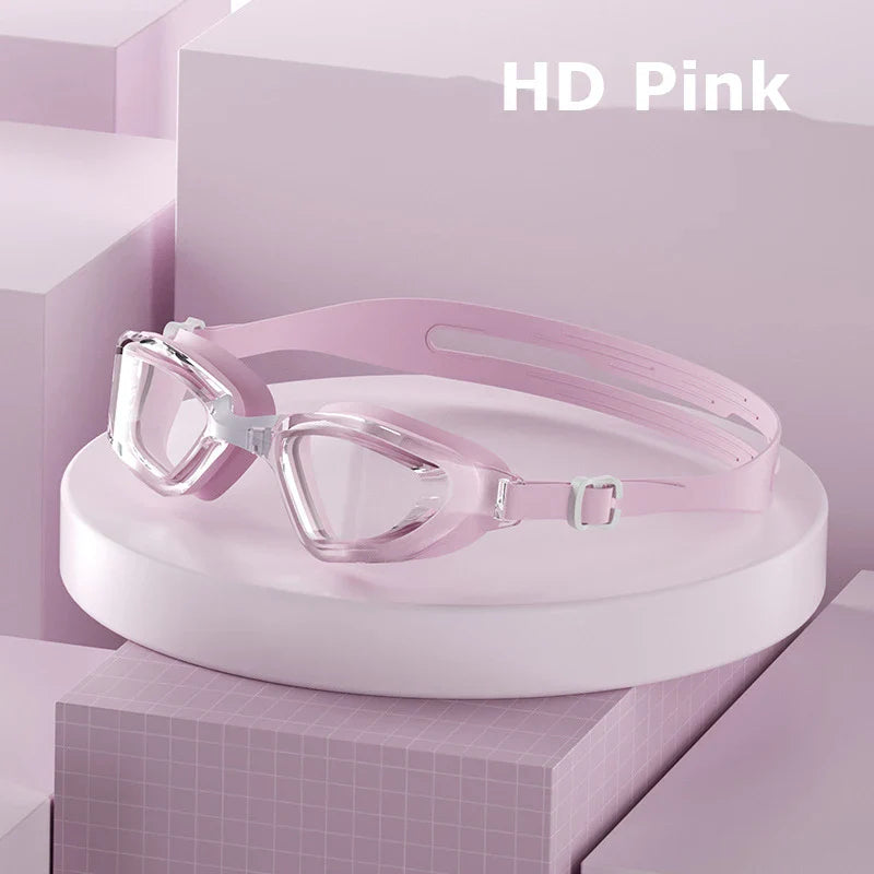 Anti Fog UV Custom Logo Competition Swim Glasses for Adult High Definition Men Woman Swimming Goggles Waterproof