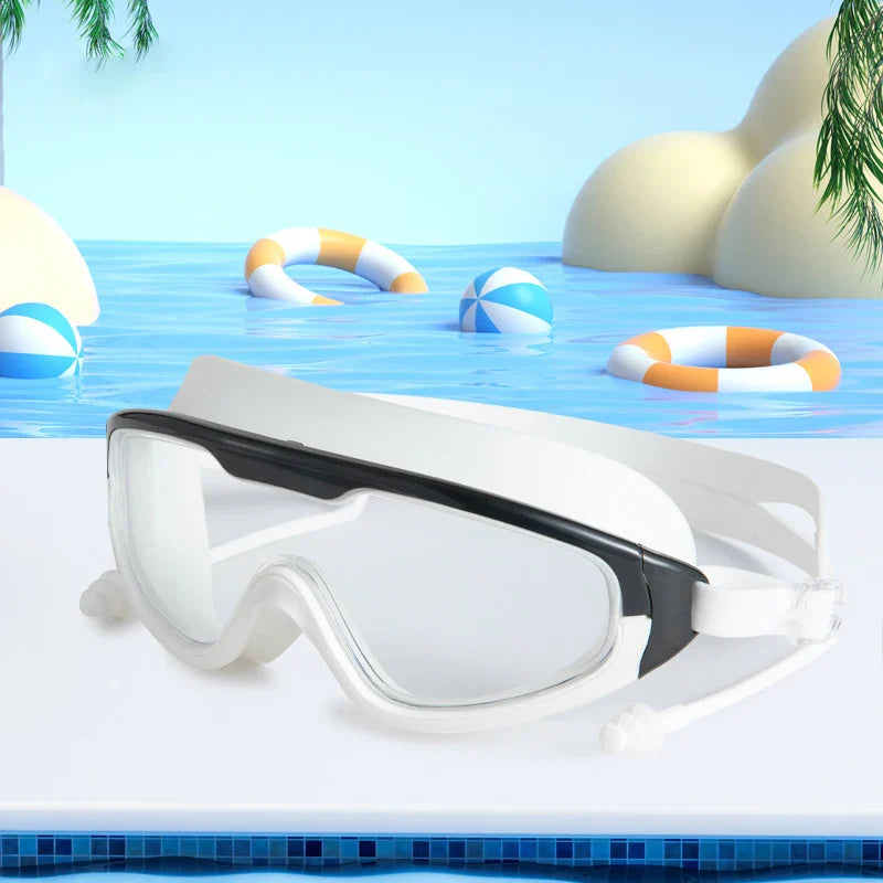 2024 Customized Logo Children Cartoon Pool Swim Eye Protection Glasses Boys and Girls Colorful Anti Fog Kids Swimming Goggles