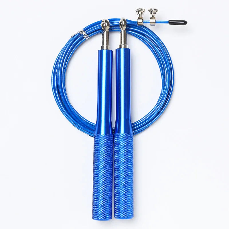 Speed Skipping Jump Rope  Fitness Aerobic Training Weight Rope Adjustable Steel Wire Aluminum Alloy Handle Sport Exercise